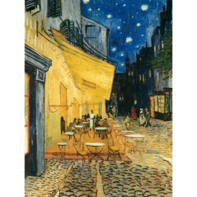 Ravensburger - Puzzle Vincent Van Gogh terasa in noapte 1000 piese design nou Ravensburger - 1